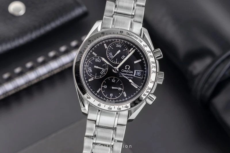 Omega Speedmaster Date chronograph steel automatic men's watch 3513.50.00 LP: 6100EUR [2504903]