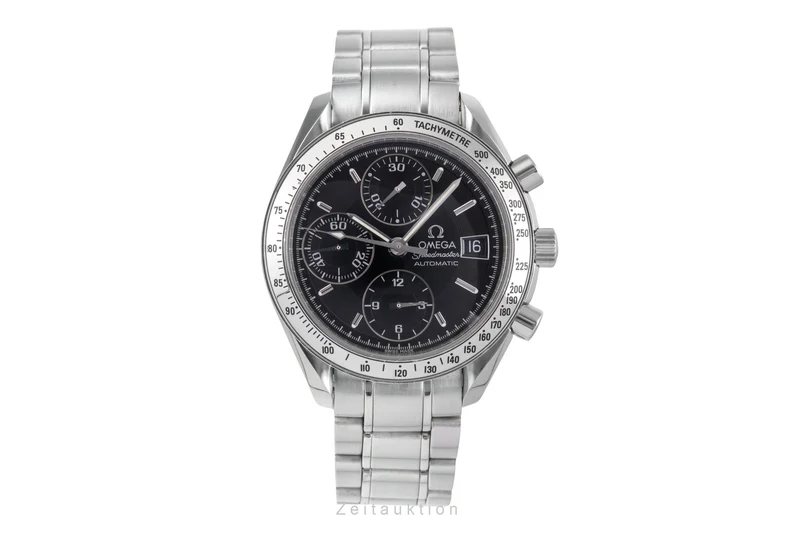 Omega Speedmaster Date chronograph steel automatic men's watch 3513.50.00 LP: 6100EUR [2504903]