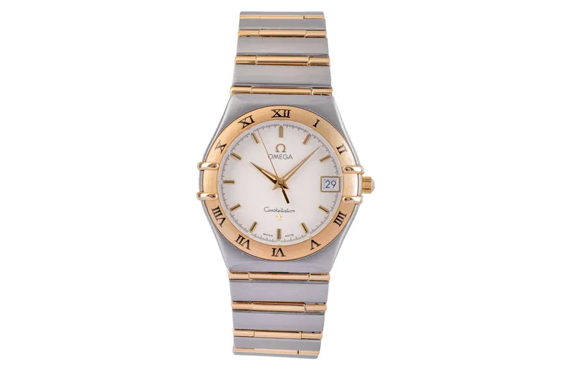 Omega Constellation steel / gold quartz men's watch 1212.30.00 [2504699]