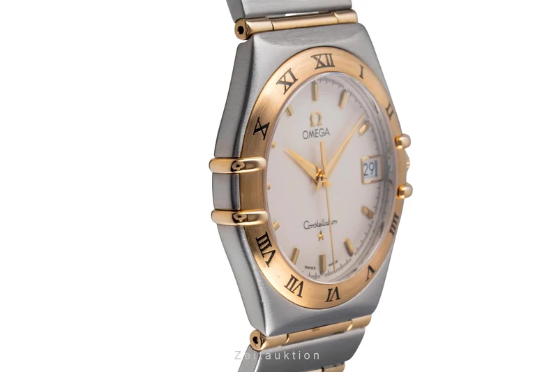 Omega Constellation steel / gold quartz men's watch 1212.30.00 [2504699]