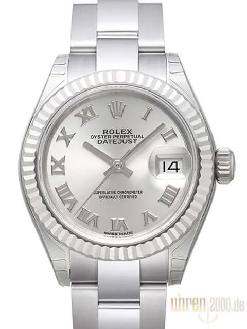 Rolex Datejust 28 279174 Silber Römisch