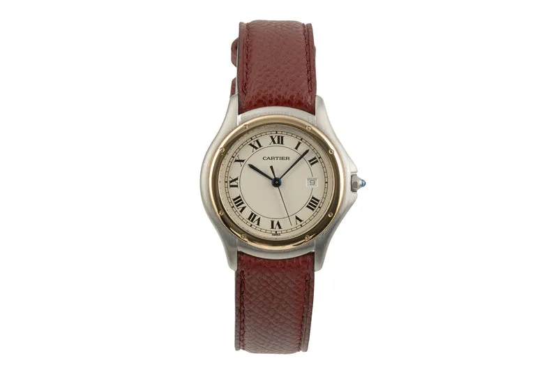 Cartier Cougar steel / gold quartz men's watch 187904 [2504784]