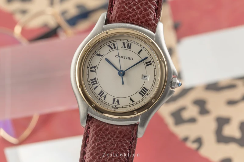 Cartier Cougar steel / gold quartz men's watch 187904 [2504784]