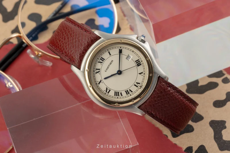 Cartier Cougar steel / gold quartz men's watch 187904 [2504784]
