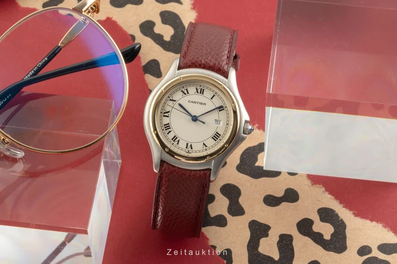 Cartier Cougar steel / gold quartz men's watch 187904 [2504784]