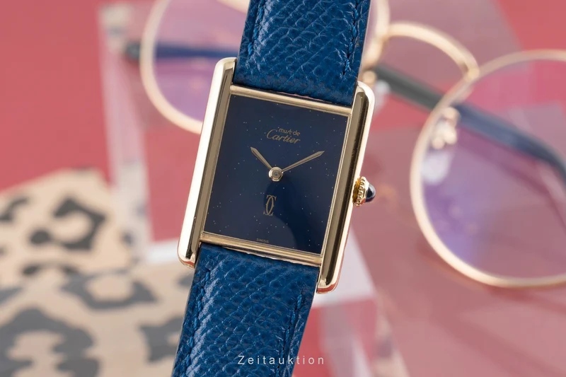 Cartier Tank silver-gilt manual winding unisex 6 [2504758]