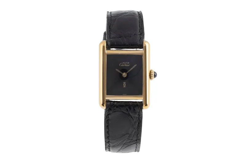 Cartier Tank silver-gilt manual winding women's watch 3 [2504217]