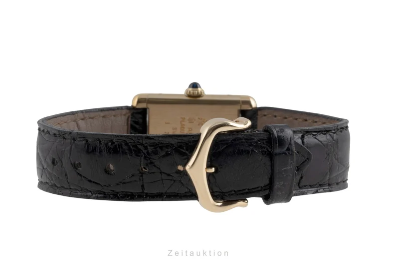 Cartier Tank silver-gilt manual winding women's watch 3 [2504217]