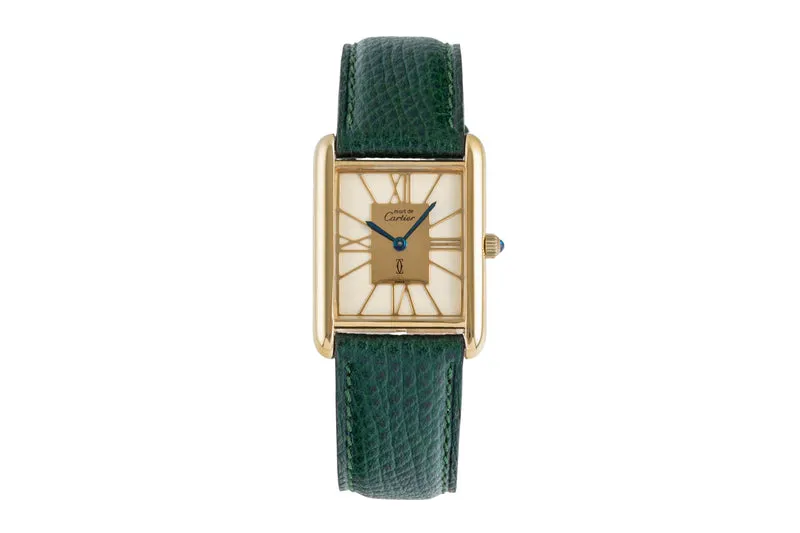 Cartier Tank silver-gilt quartz unisex 681006 [2505078]
