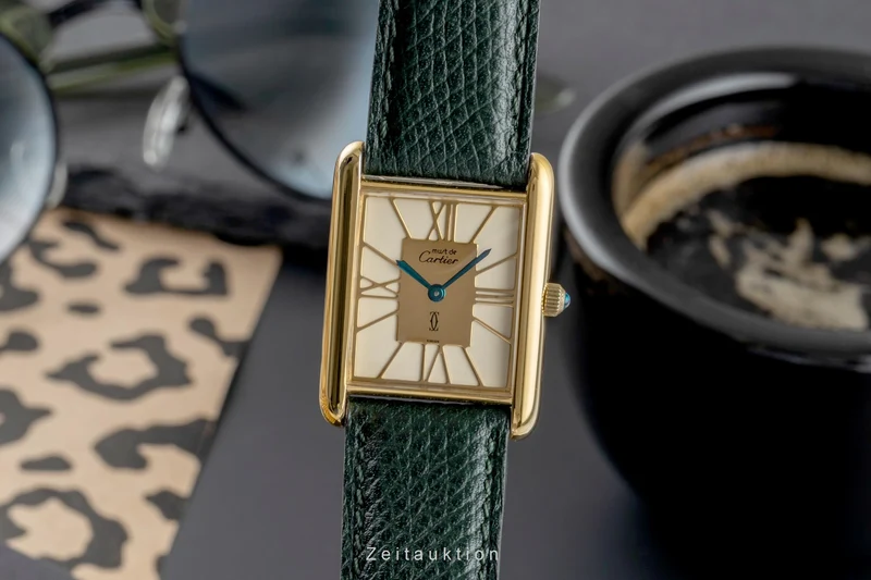 Cartier Tank silver-gilt quartz unisex 681006 [2505078]