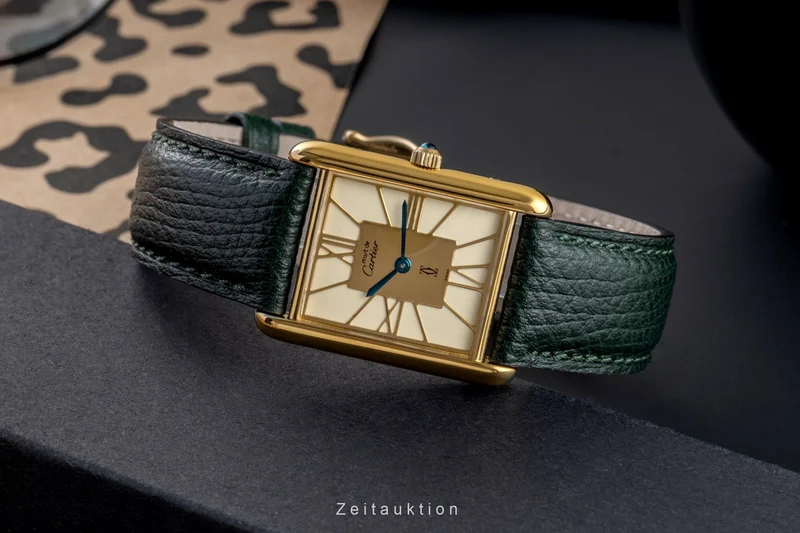 Cartier Tank silver-gilt quartz unisex 681006 [2505078]