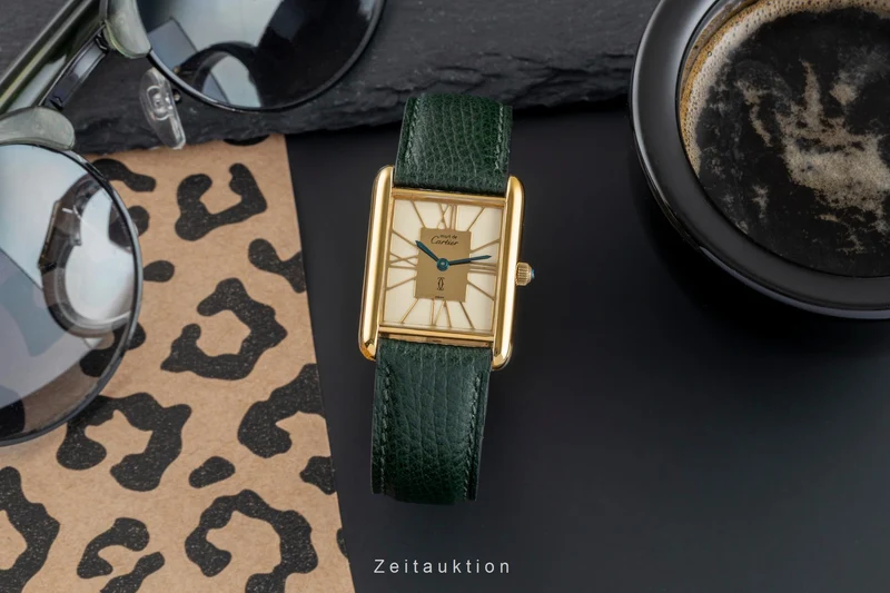 Cartier Tank silver-gilt quartz unisex 681006 [2505078]