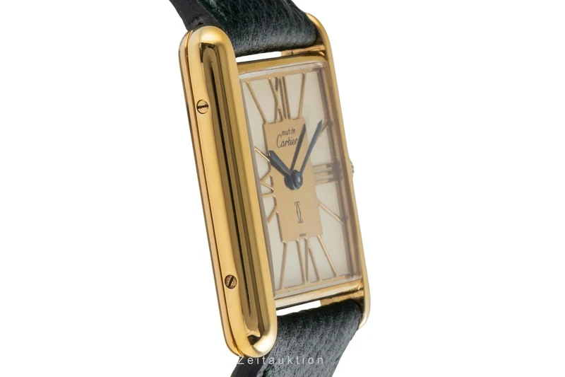 Cartier Tank silver-gilt quartz unisex 681006 [2505078]