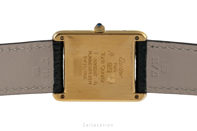 Cartier Tank silver-gilt quartz unisex 681006 [2505078]