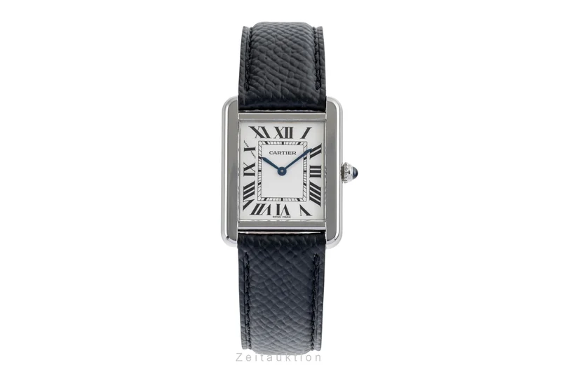 Cartier Tank steel quartz women's watch W1018255, 2716 [2504783]
