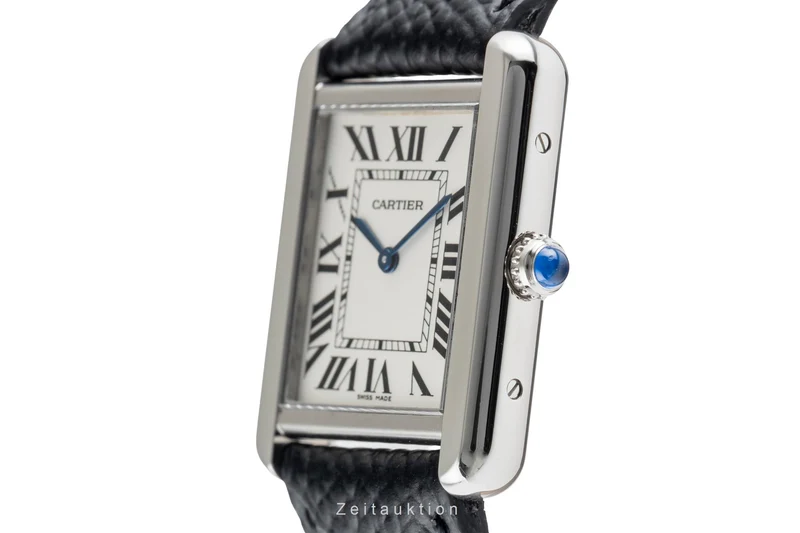 Cartier Tank steel quartz women's watch W1018255, 2716 [2504783]