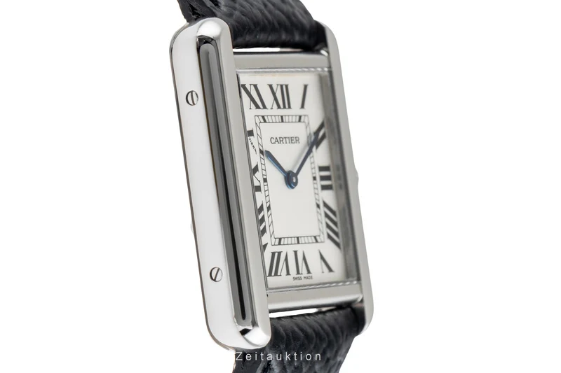 Cartier Tank steel quartz women's watch W1018255, 2716 [2504783]