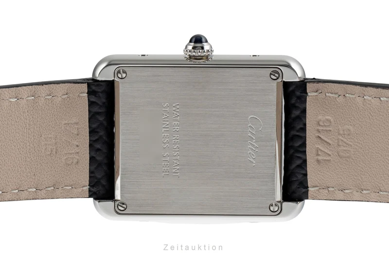 Cartier Tank steel quartz women's watch W1018255, 2716 [2504783]