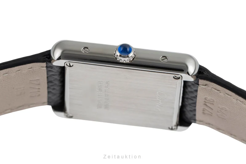 Cartier Tank steel quartz women's watch W1018255, 2716 [2504783]