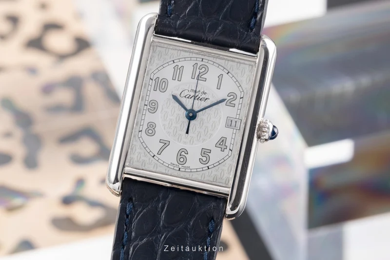 Cartier Tank silver quartz men's watch W1014354, 2414 [2505081]