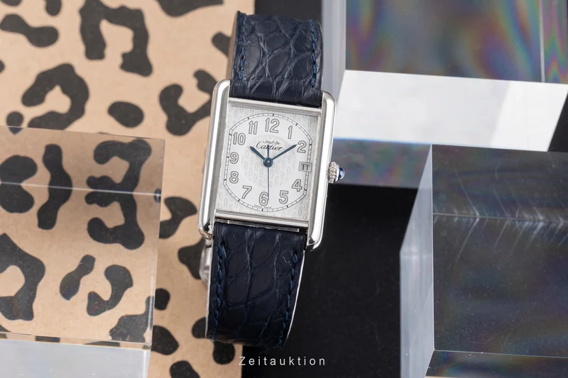 Cartier Tank silver quartz men's watch W1014354, 2414 [2505081]