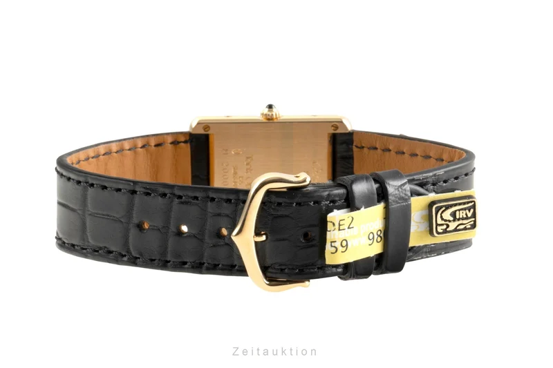 Cartier Tank 18 ct gold quartz men's watch M 2000 [2504847]