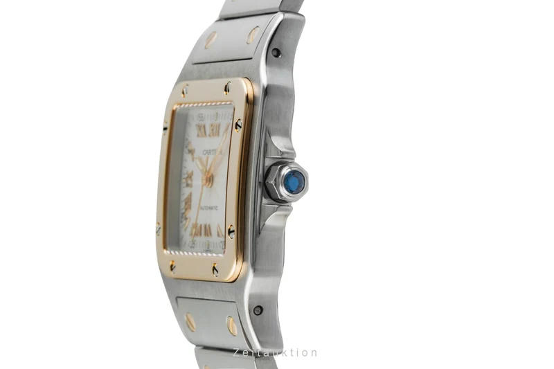 Cartier Santos steel / gold automatic men's watch W20041C4 [2504989]