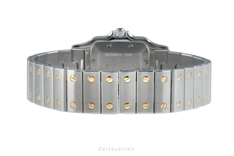 Cartier Santos steel / gold automatic men's watch W20041C4 [2504989]