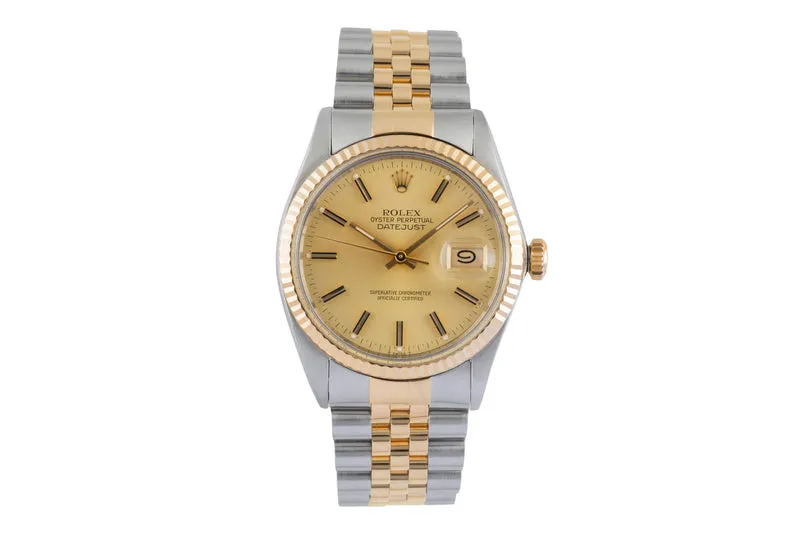 Rolex Datejust steel / gold automatic men's watch 16013 [2505483]