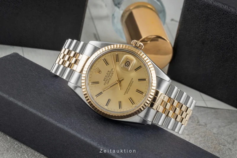 Rolex Datejust steel / gold automatic men's watch 16013 [2505483]