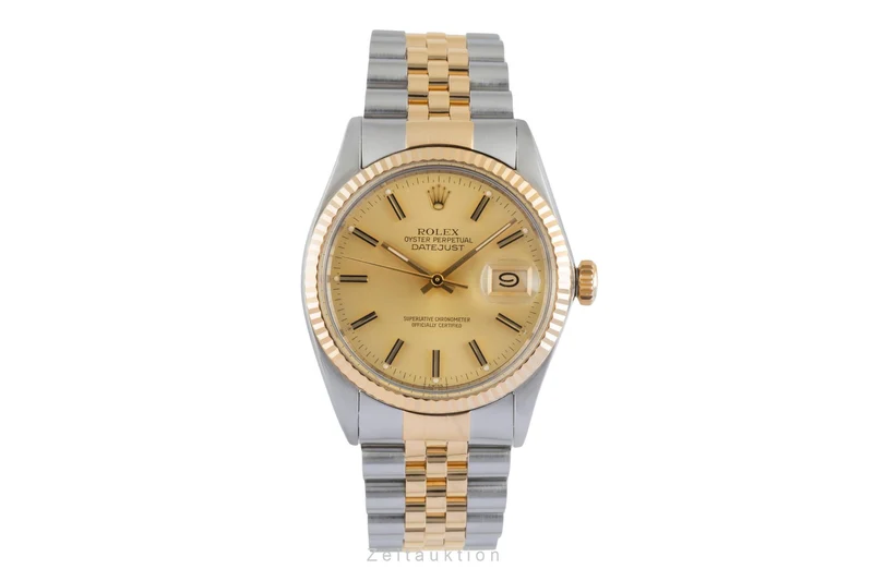Rolex Datejust steel / gold automatic men's watch 16013 [2505483]