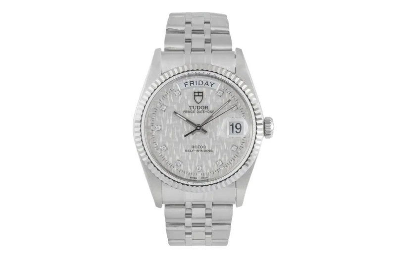 Tudor Date-Day steel / white gold automatic men's watch 76214 [2505497]