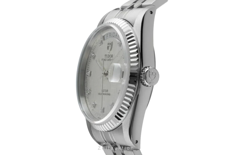 Tudor Date-Day steel / white gold automatic men's watch 76214 [2505497]