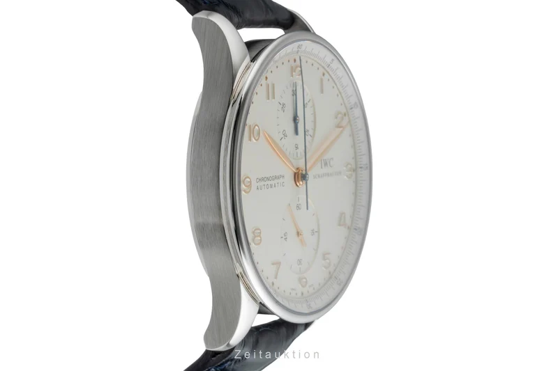 IWC Portugieser chronograph steel automatic men's watch IW371401 LP: 9100EUR [2505392]