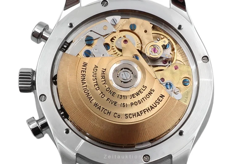 IWC Portugieser chronograph steel automatic men's watch IW371401 LP: 9100EUR [2505392]