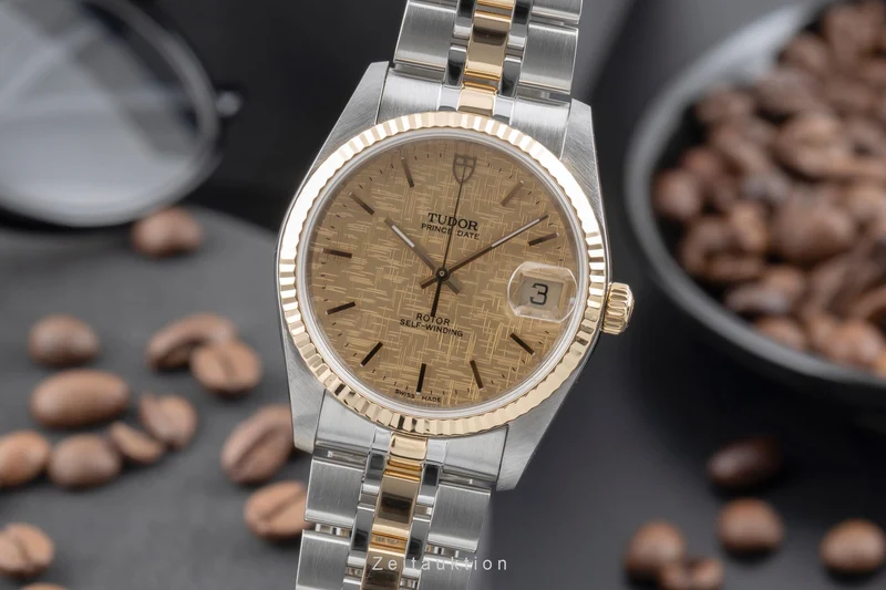 Tudor Prince Date steel / gold automatic men's watch 74033 [2505566]