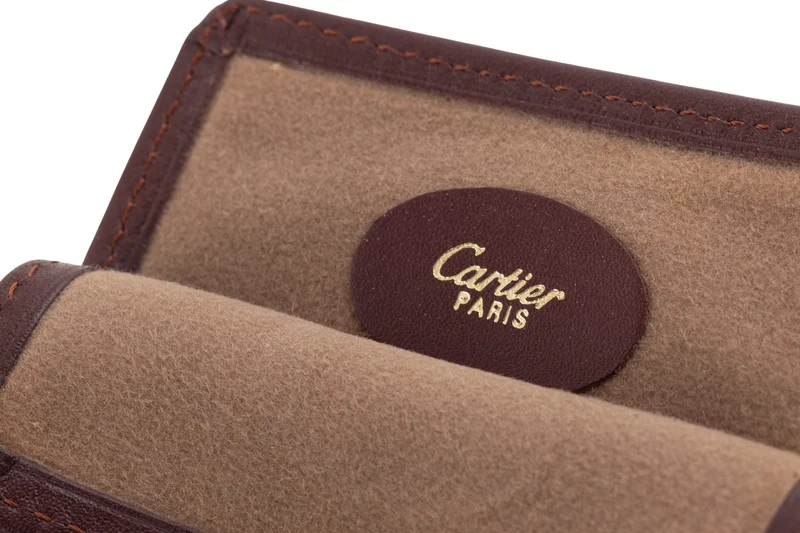 Cartier eyeglass case leather case 1980s vintage case Cartier Paris[KL26016]