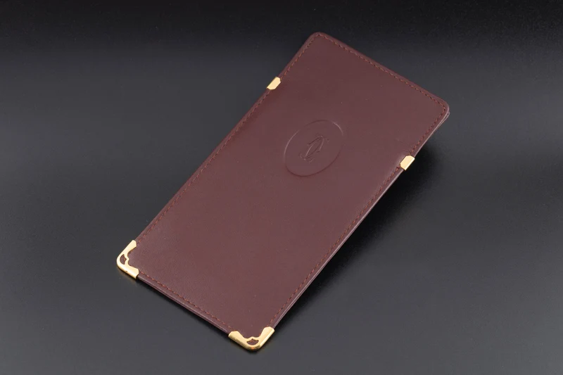 Cartier eyeglass case leather case 1980s vintage case Cartier Paris[KL26016]