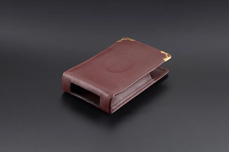 Cartier cigarette case leather case 1980s vintage case Cartier Paris[KL26015]