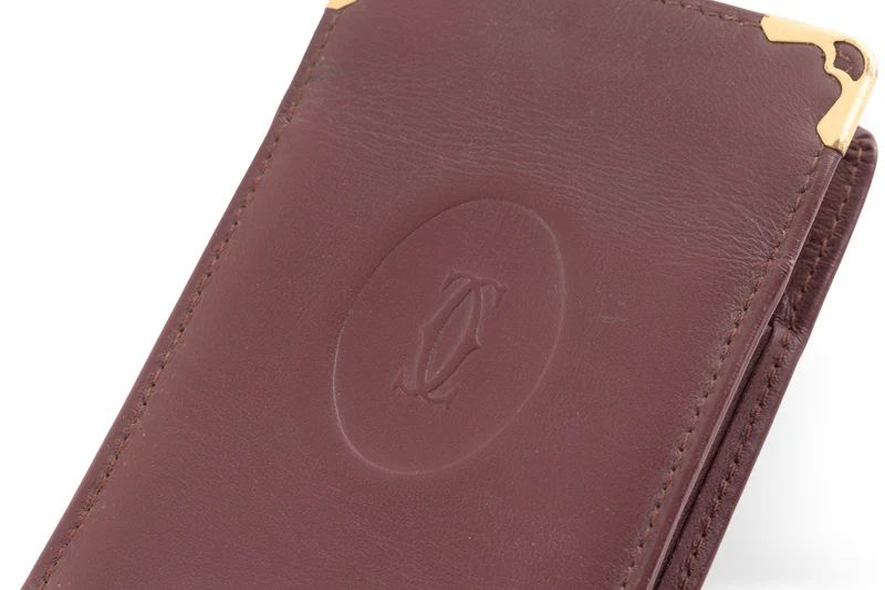 Cartier cigarette case leather case 1980s vintage case Cartier Paris[KL26015]