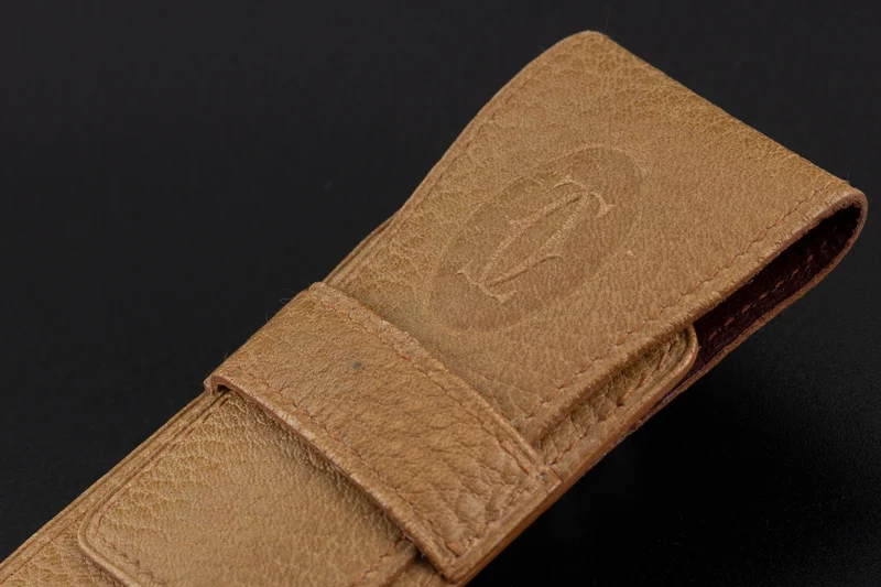 Cartier pen case leather case 1980s vintage case Cartier Paris[KL26013]