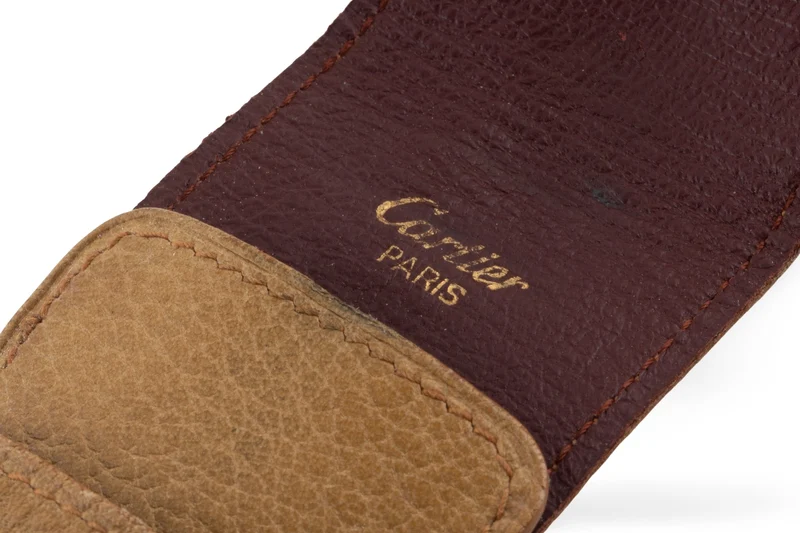 Cartier pen case leather case 1980s vintage case Cartier Paris[KL26013]