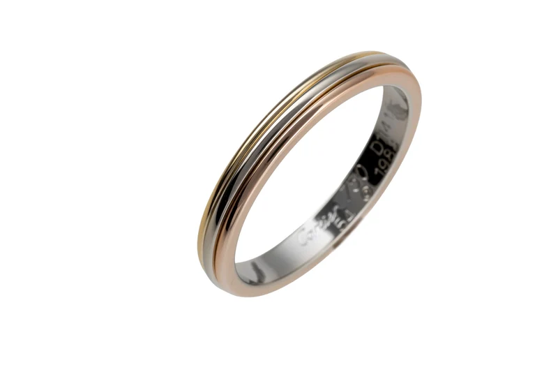 Cartier Vendome Louis Cartier Trinity 18 karat (0.750 fineness) gold Size 54 B&P RP: 1640,- €[KL25997]