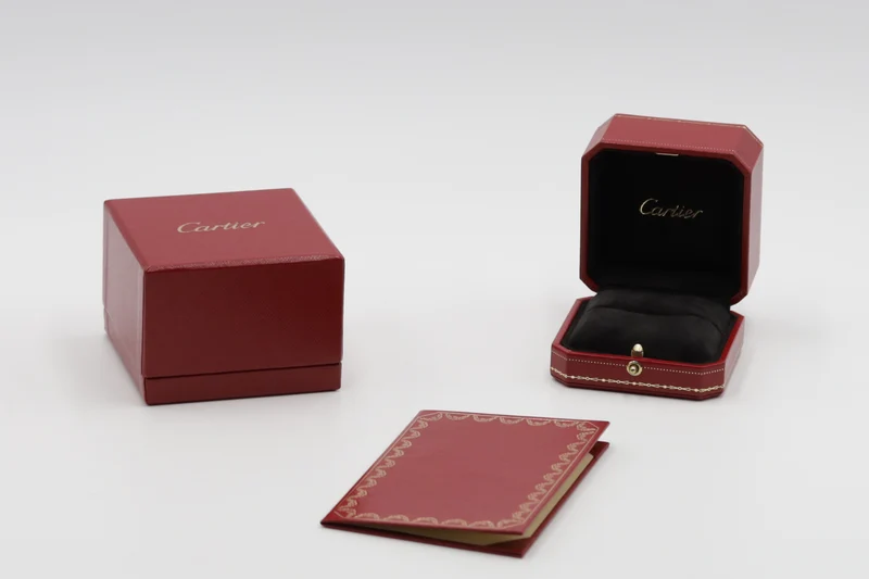 Cartier Trinty Ring 18k white gold rose gold yellow gold size 52 box and papers RP: €2360,- [KL25996]