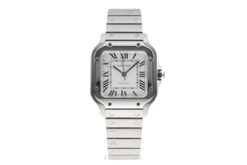 Cartier Santos steel automatic men's watch WSSA0010 LP: 8850EUR [2505408]