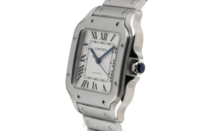 Cartier Santos steel automatic men's watch WSSA0010 LP: 8850EUR [2505408]