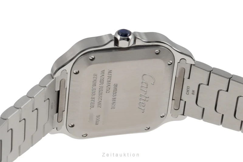 Cartier Santos steel automatic men's watch WSSA0010 LP: 8850EUR [2505408]