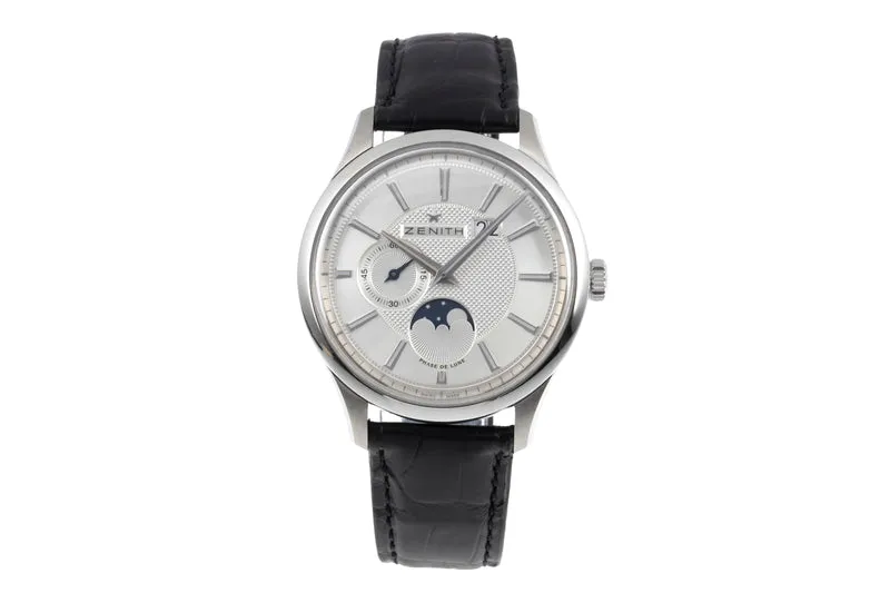 Zenith Elite steel automatic men's watch 03.2140.691 LP: 7700EUR [2504499]
