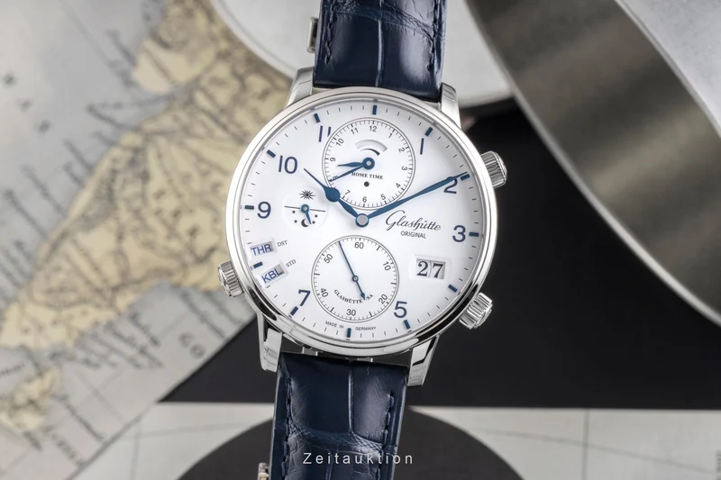Glashütte Senator steel automatic men's watch 1-89-02-03-02-30 LP: 23700EUR [2505504]