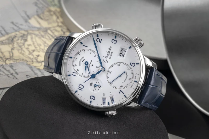 Glashütte Senator steel automatic men's watch 1-89-02-03-02-30 LP: 23700EUR [2505504]